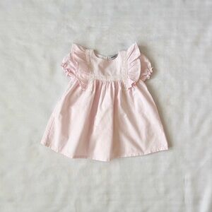 Babidu Toddler Girl Light Pink Dress